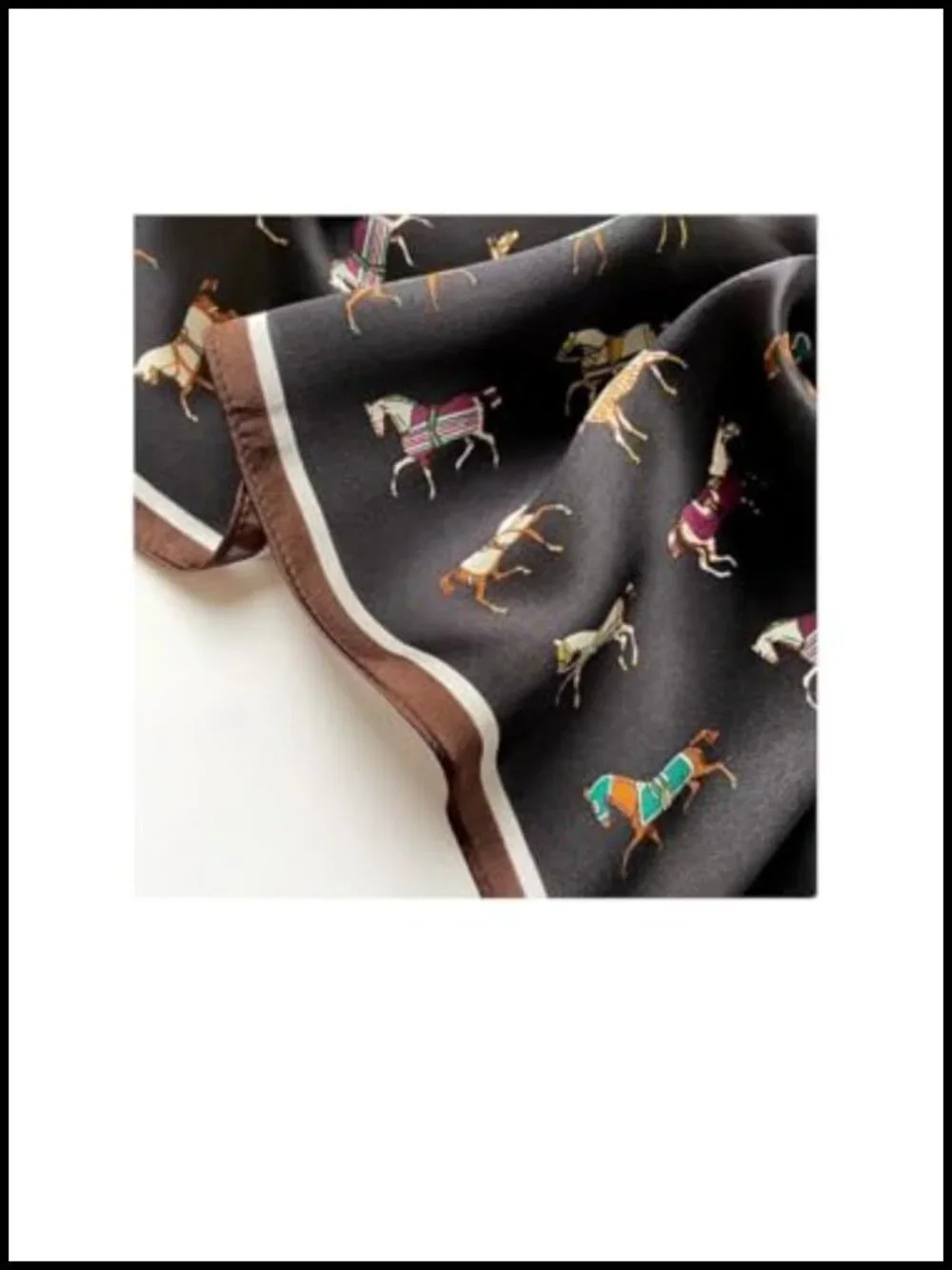100% Pure Mulberry Silk Small Square Scarf 21x21 Lightweight Neckerchief Unisex